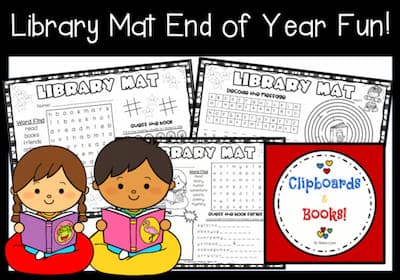 Library Mat End of Year Fun K-5